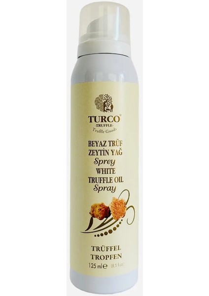 Turcotruffle - Beyaz Trüf Zeytinyağ Sprey 125 ml