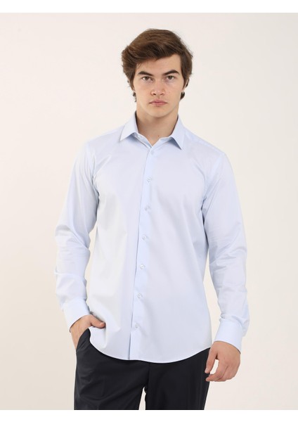 Mavi Erkek Regular Fit Klasik Yaka Uzun Kol Gömlek - 103144 modelleri