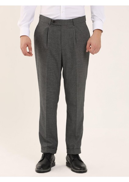 Gri Erkek Slim Fit Pantolon