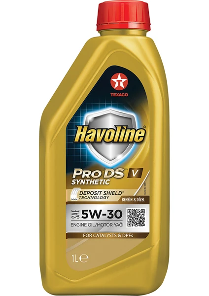 TEXACO HAVOLINE PRODS V 5W-30 1 Litre (2023 Üretim)