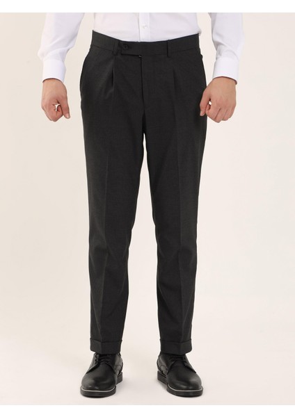 Antrasit Erkek Slim Fit Pantolon