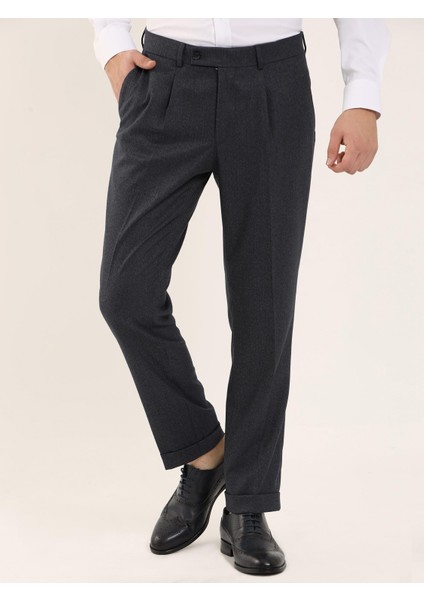 Lacivert Erkek Slim Fit Pantolon