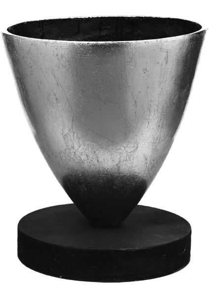 Fiber Glass Vazo Silver 36X30X42 cm AK.WLT0432
