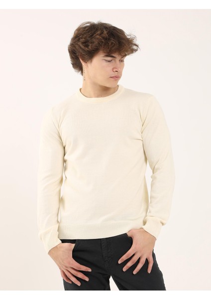 Kemik Erkek Slim Fit O Yaka Triko - 97504 modelleri