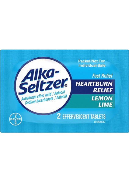 Alka Seltzer Lemon Lime 36 Tablet