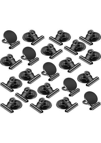 Mıknatıslı Klips Mandallı Buzdolabı Magnet Fotoğraf Kağıt Evrak Tutucu 38X30MM fırsatları