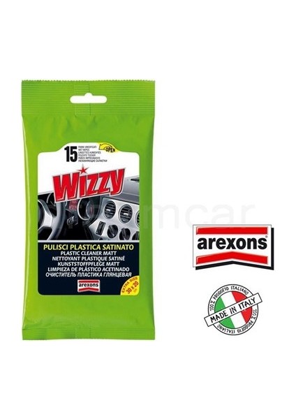 Wizzy Mat Plastik Yüzey Temizleyici Mendili