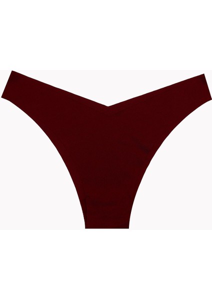 Ten Bordo Cappuccino 3lü Lazer V Shape Brazillian Külot fiyatları