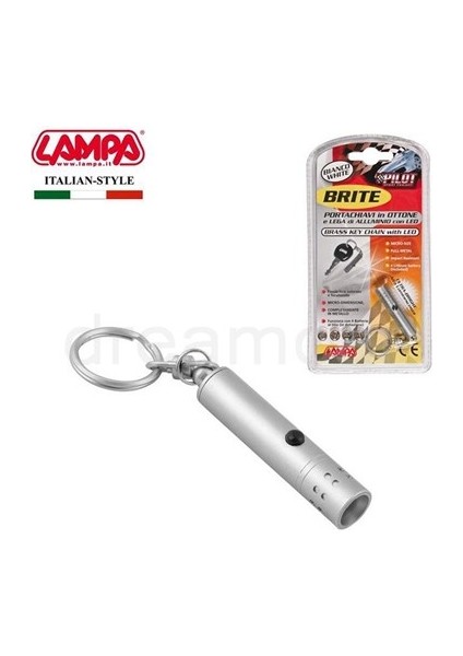 Brite Beyaz Led Anahtarlık Metal 65154