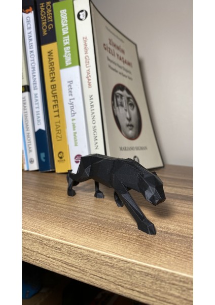 Low Poly Panter - Figür - Dekor - Biblo - 3D Baskı