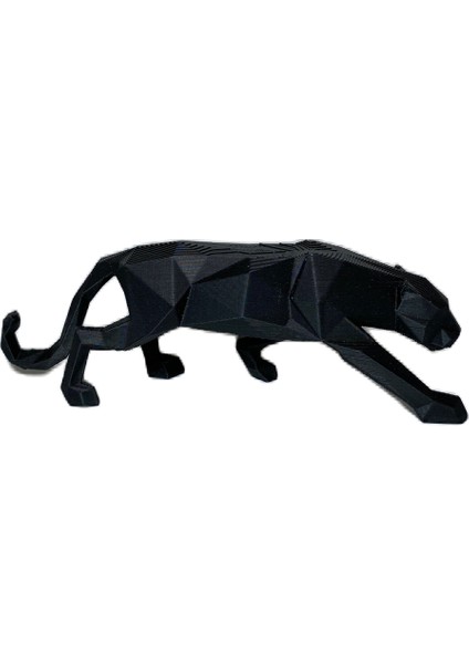 Low Poly Panter - Figür - Dekor - Biblo - 3D Baskı