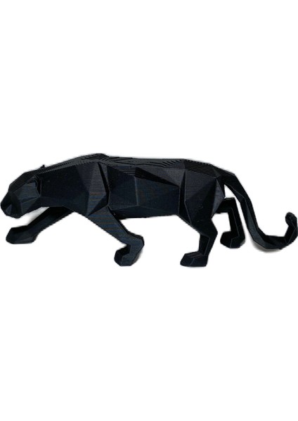 Low Poly Panter - Figür - Dekor - Biblo - 3D Baskı