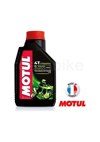 5100 Ester 15W50 4 Zamanlı Motosiklet Yağı 1lt