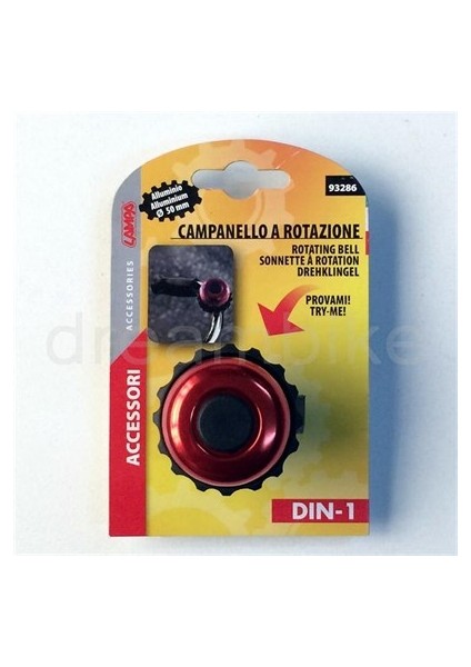 DIN-1 50mm Kırmızı Aluminyum Zil 293286 fiyatları