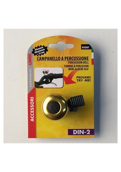 DIN-2 35mm Sarı Aluminyum Zil 593287