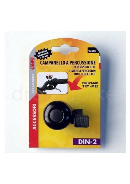 DIN-2 35mm Siyah Aluminyum Zil 193287