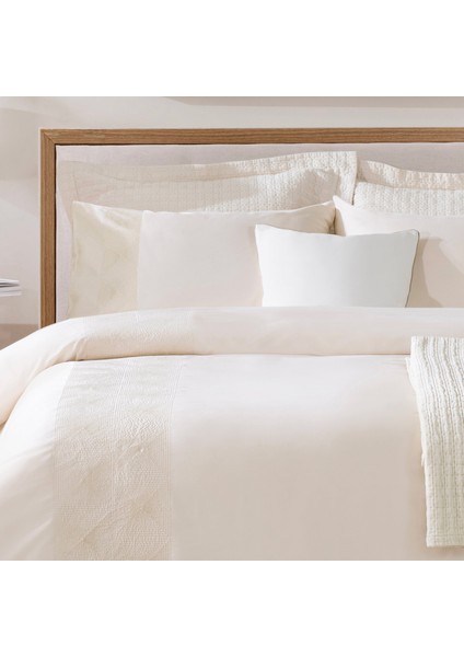 Isla Nevresim Seti Ekstra King 260X220 cm Bej indirimleri