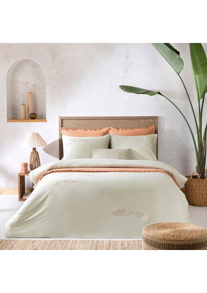 Oden Nevresim Seti Çift Kişilik 200X220 cm Yeşil fiyatları