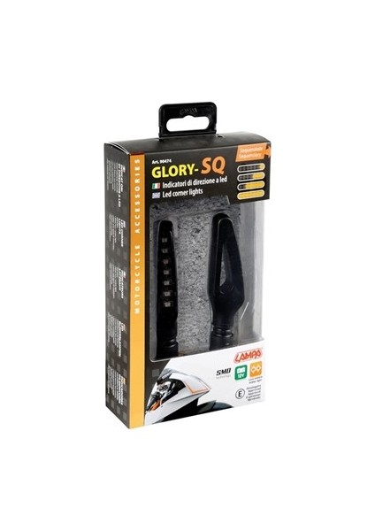Glory SQ Motosiklet Kayar Led Ön Sinyal Takım 90474 modelleri