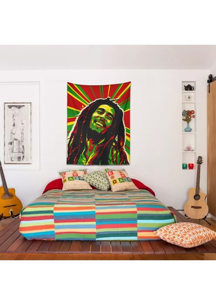 Bob Marley Duvar Örtüsü 100X130 cm