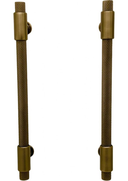 Handles Kulp Mobilya Dolap Mutfak Çekmece Kulpu 158 Mat Antik Sarı 224 mm ( 22,4 cm ) 2 Adet