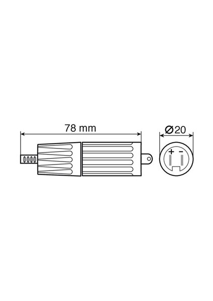 Safe Lock Ve Engel Tipi Soketler İçin Çakmak Fişi 12V 15A 38796
