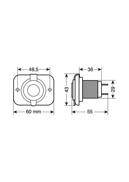 EXT-8 2li Usb Soketi Yüzeye Monte 39005