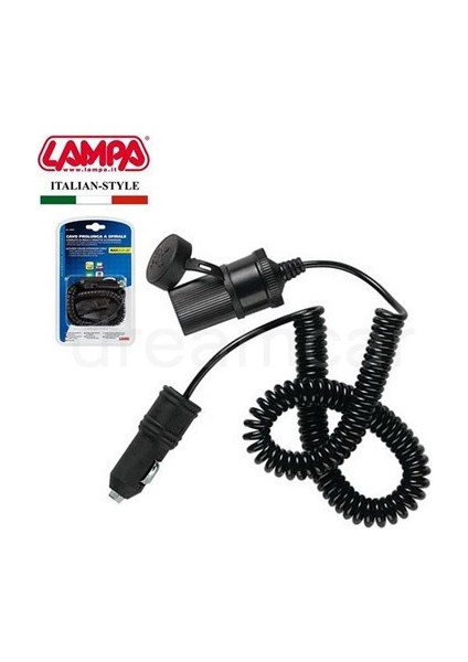 Çakmak Sarmal Uzatma Soketi 4m 39055