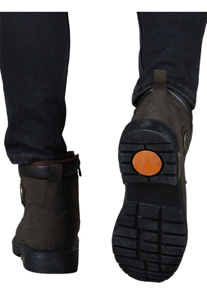 Motorcu Postal Erkek Bot KAHVERENGİ indirimleri