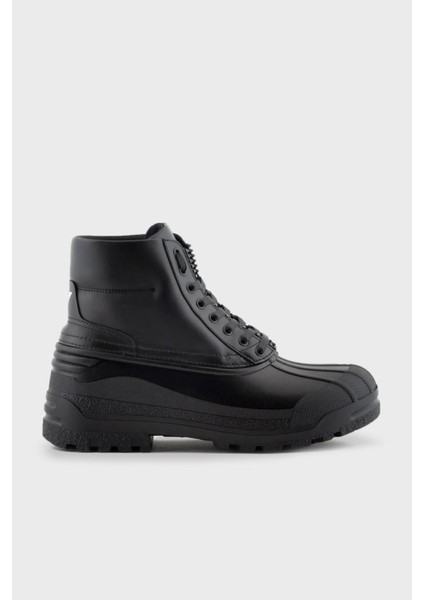 Logolu Bağcıklı Bot Erkek Bot X4M391 XF741 00002