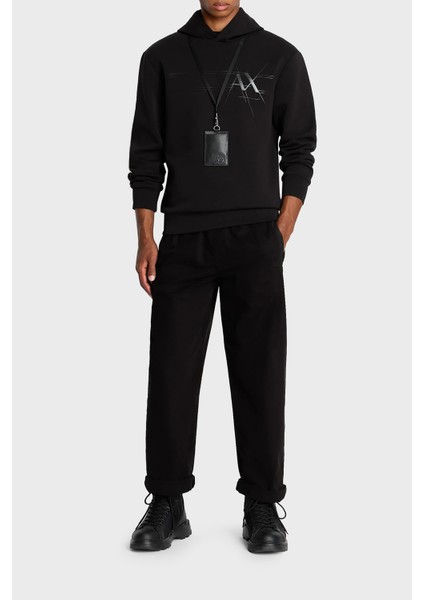 Logolu Kapüşonlu Pamuklu Regular Fit Sweat Erkek Sweat 6rzmkb Zjxbz 1200