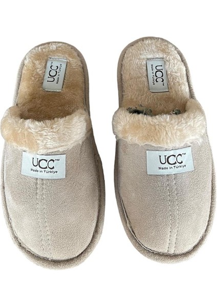 Unisex Peluşlu Ev Terliği Bej modelleri