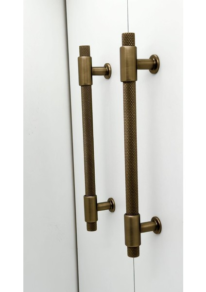 Handles Kulp Mobilya Dolap Mutfak Çekmece Kulpu 158 Mat Antik Sarı 192 mm ( 19,2 cm ) 2 Adet