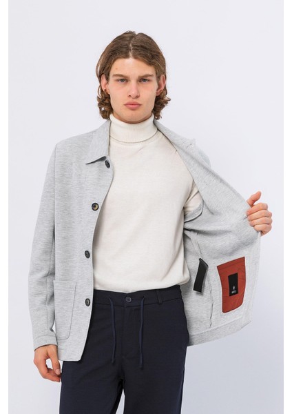 Erkek Düğmeli Çok Cepli Rahat Blazer Regular Fit Klasik Ceket modelleri