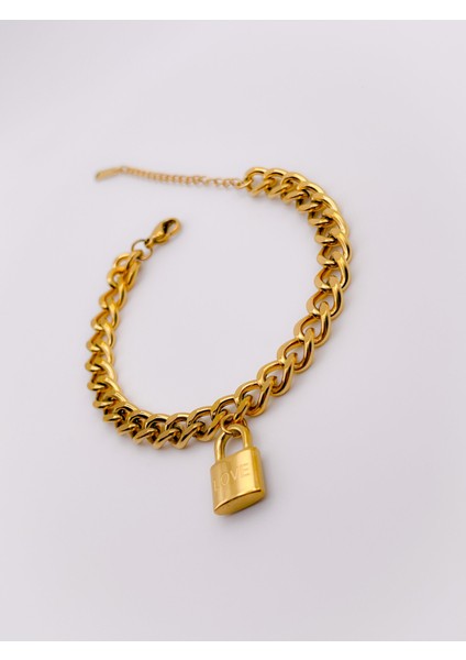 Çelik Bileklik Zincir Kilit Bileklik modelleri