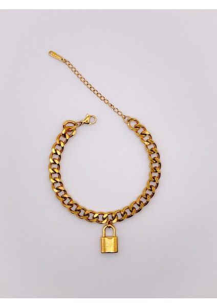 Çelik Bileklik Zincir Kilit Bileklik fırsatları