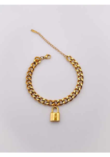 Çelik Bileklik Zincir Kilit Bileklik indirimleri