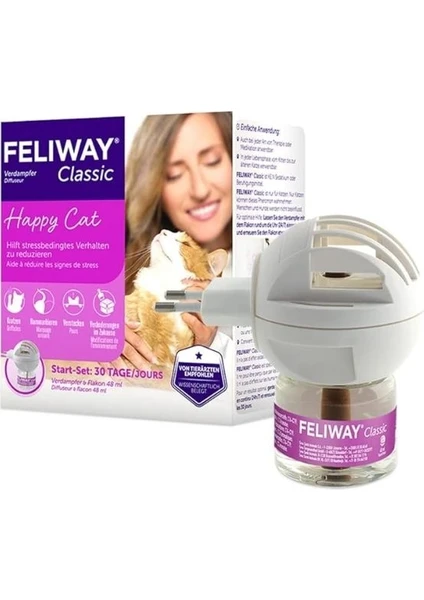 Felıway Classic Difüzör 30 Günlük Başlangıç Kiti 48ML Kartuş