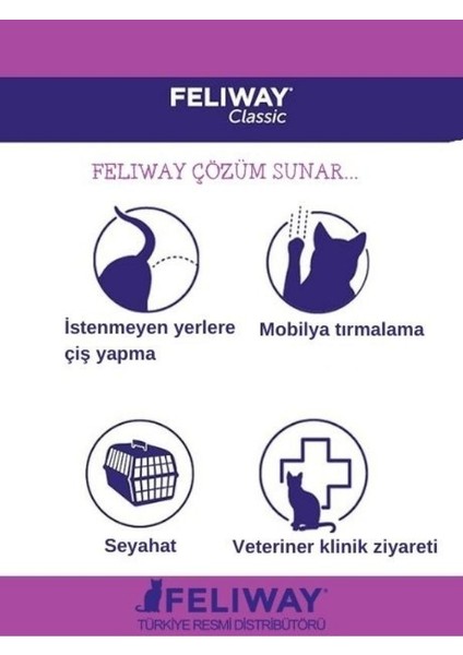 Felıway Classic Difüzör 30 Günlük Başlangıç Kiti 48ML Kartuş