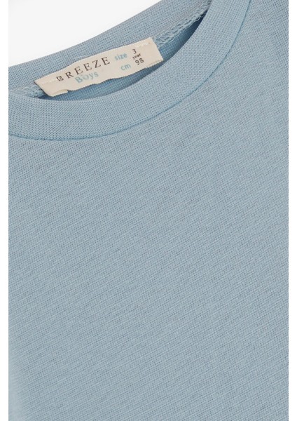 Girls & Boys Erkek Çocuk Uzun Kollu Tişört Basic 1-4 Yaş, Su Yeşili modelleri