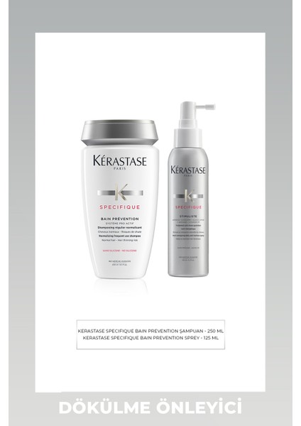 Specifique Bain Prevention Dökülme Önleyici Şampuan 250ML+SPREY 125ML
