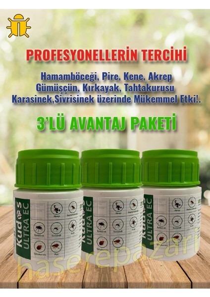 Ultra Ec 3'lü 50CC Konsantre Genel Haşere fiyatları