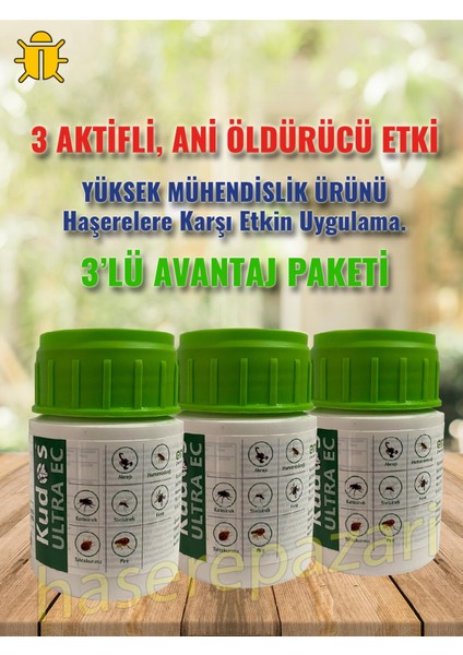 Ultra Ec 3'lü 50CC Konsantre Genel Haşere modelleri