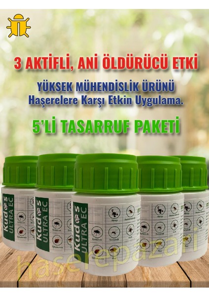 Ultra Ec 5'li 50CC Konsantre Genel Haşere fiyatları
