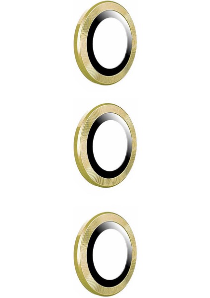 Samsung Galaxy S23 Fe Için Renkli Tekli Metal Çerçeveli Kamera Lens Koruyucu