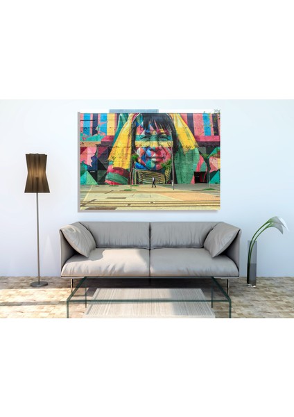 Afrikalı Kadın 30X40 Kanvas Tablo