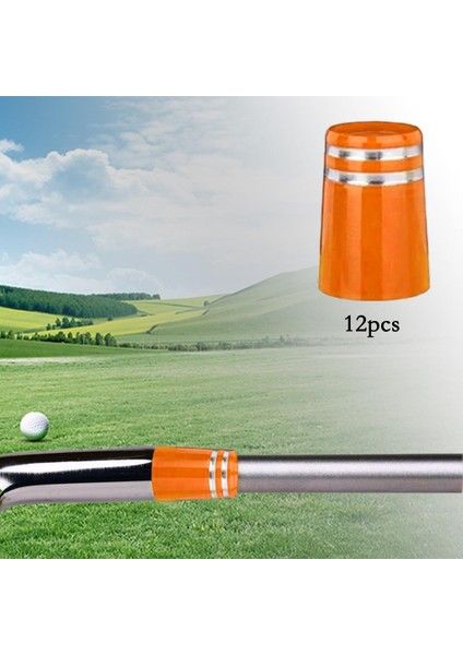 Ucu Uç Kapakları Için 12 Ö Golf Yüksükler .370 Turuncu (Yurt Dışından)