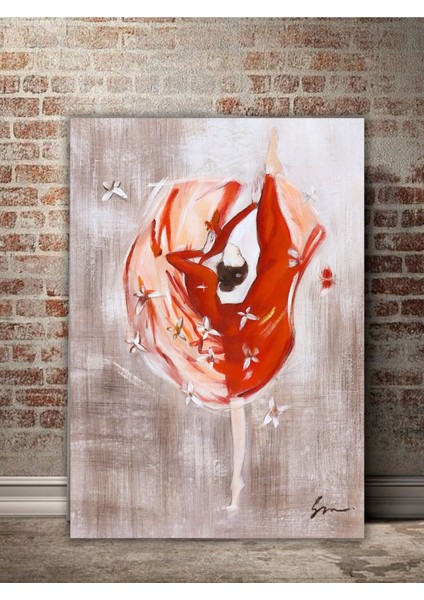 Yağlı Boya Tablo %100 El Yapımı 57CMX75CM Figür Soyut