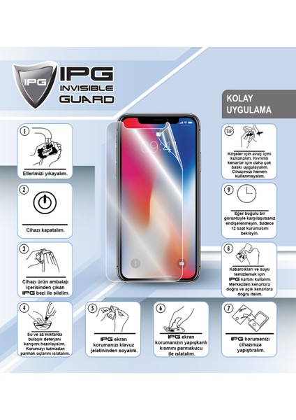 Ipg Samsung Galaxy S23 Fe Için Ipg Hydrogel Görünmez Ekran Koruyucu