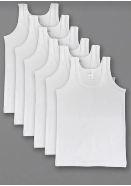 0036 Erkek Çocuk Askılı Atlet 6 Adet